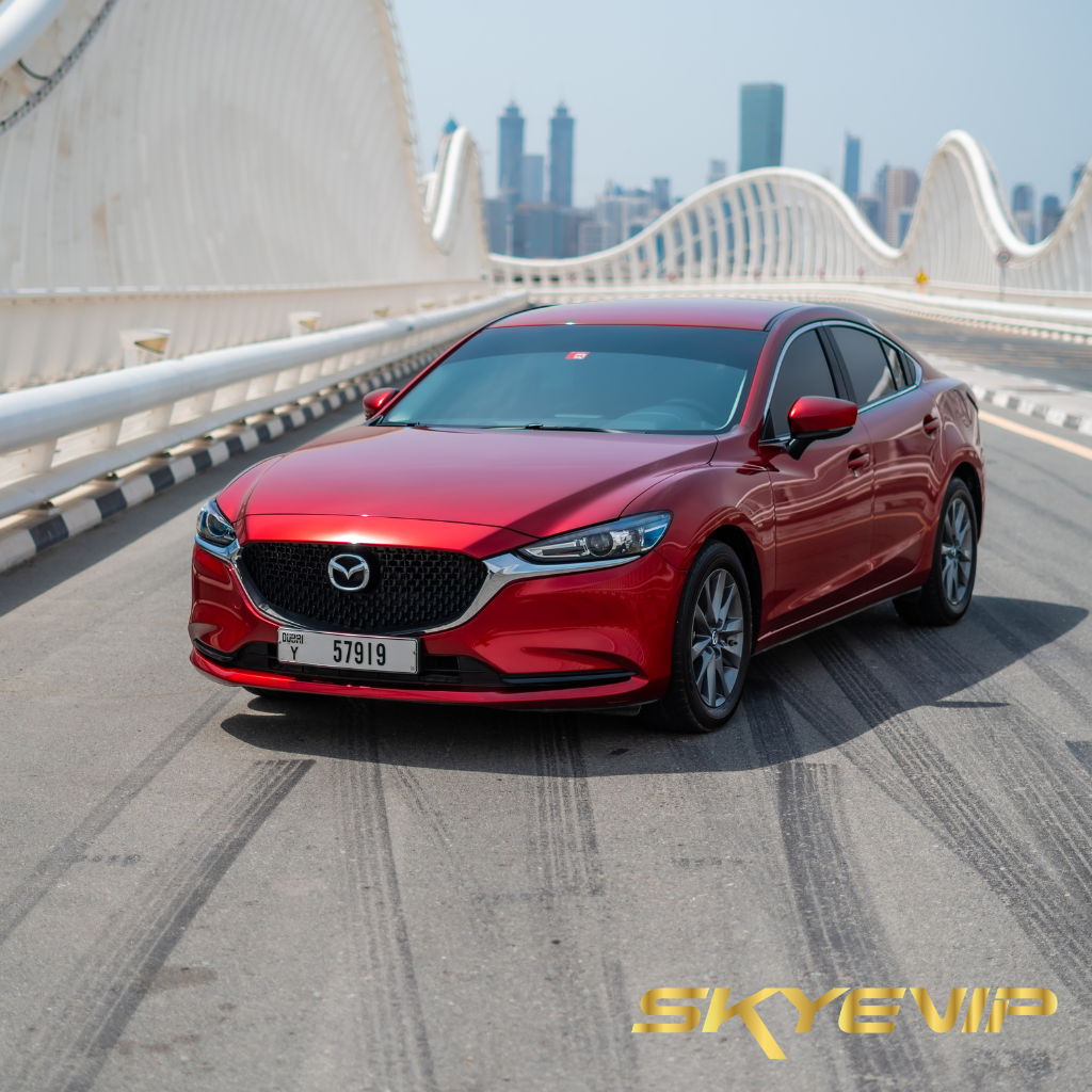 Mazda 6 Red Rent a Cheap Car Rental in Dubai