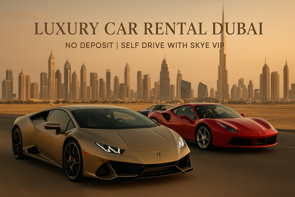 Luxury Car Rental Dubai No Deposit | Self Drive with Skye VIP