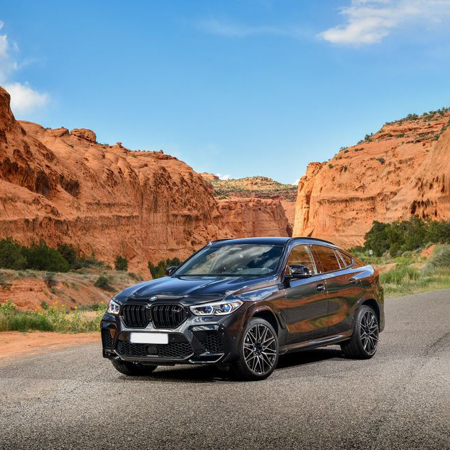 Black BMW X6M Competition SUV