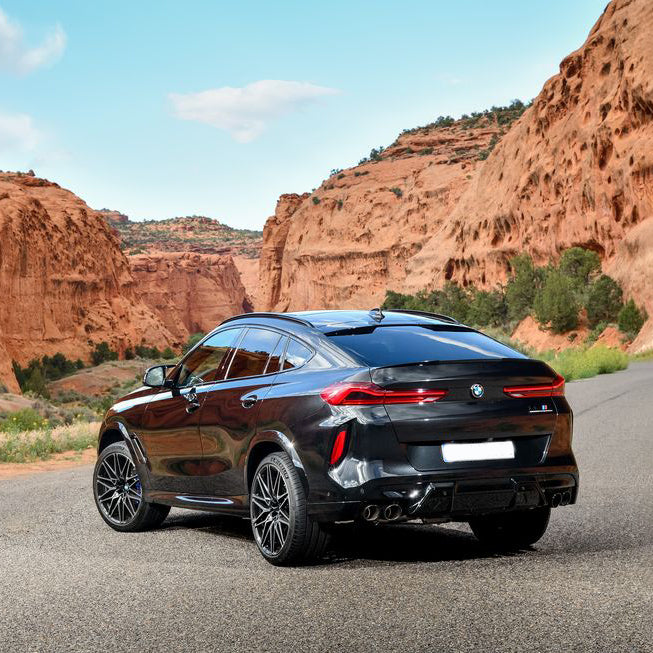  BMW X6M Competition Back Side View