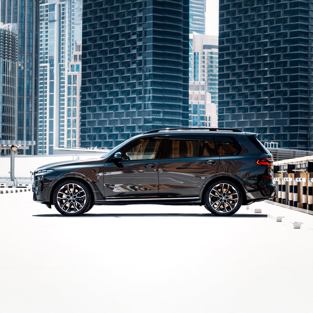 BMW X7 Rental Dubai Side View