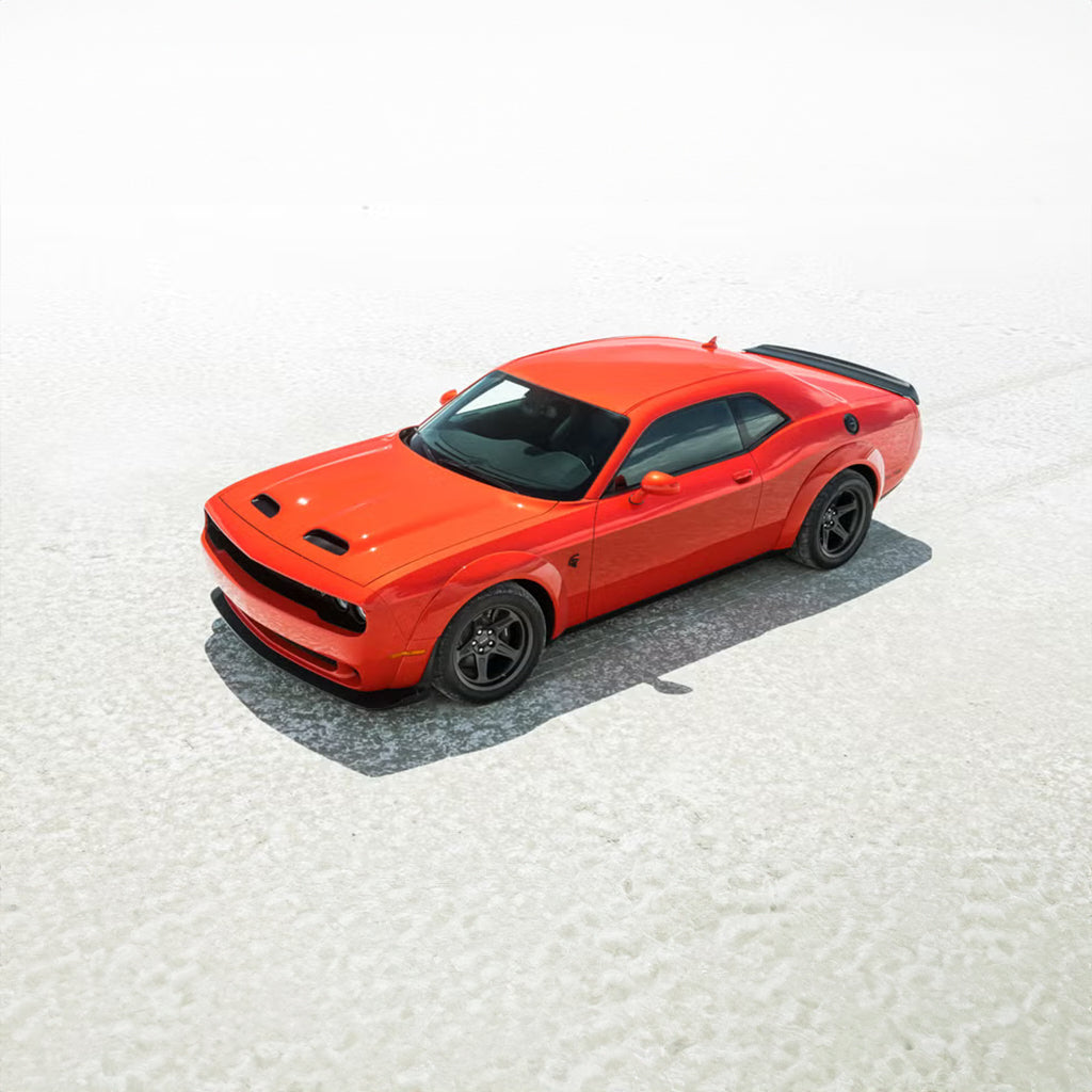 Dodge Challenger Hellcat available at Skye Car Rental - Best car rental services for ultimate power