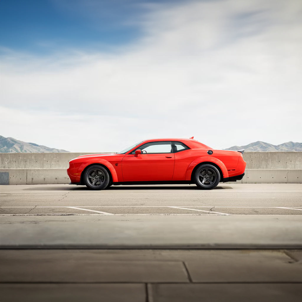 Dodge Challenger Hellcat available at Skye Car Rental - Best car rental services for ultimate power