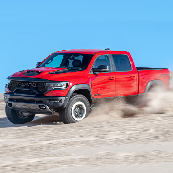 Dodge Ram TRX available at Skye Car Rental - Best car rental services for rugged performance
