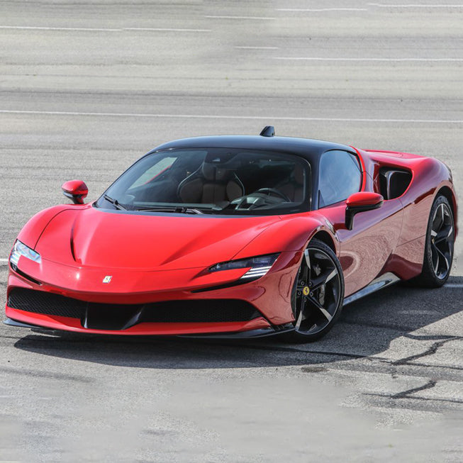Ferrari SF90 Stradale available at Skye Car Rental - Best car rental services for hypercar innovation