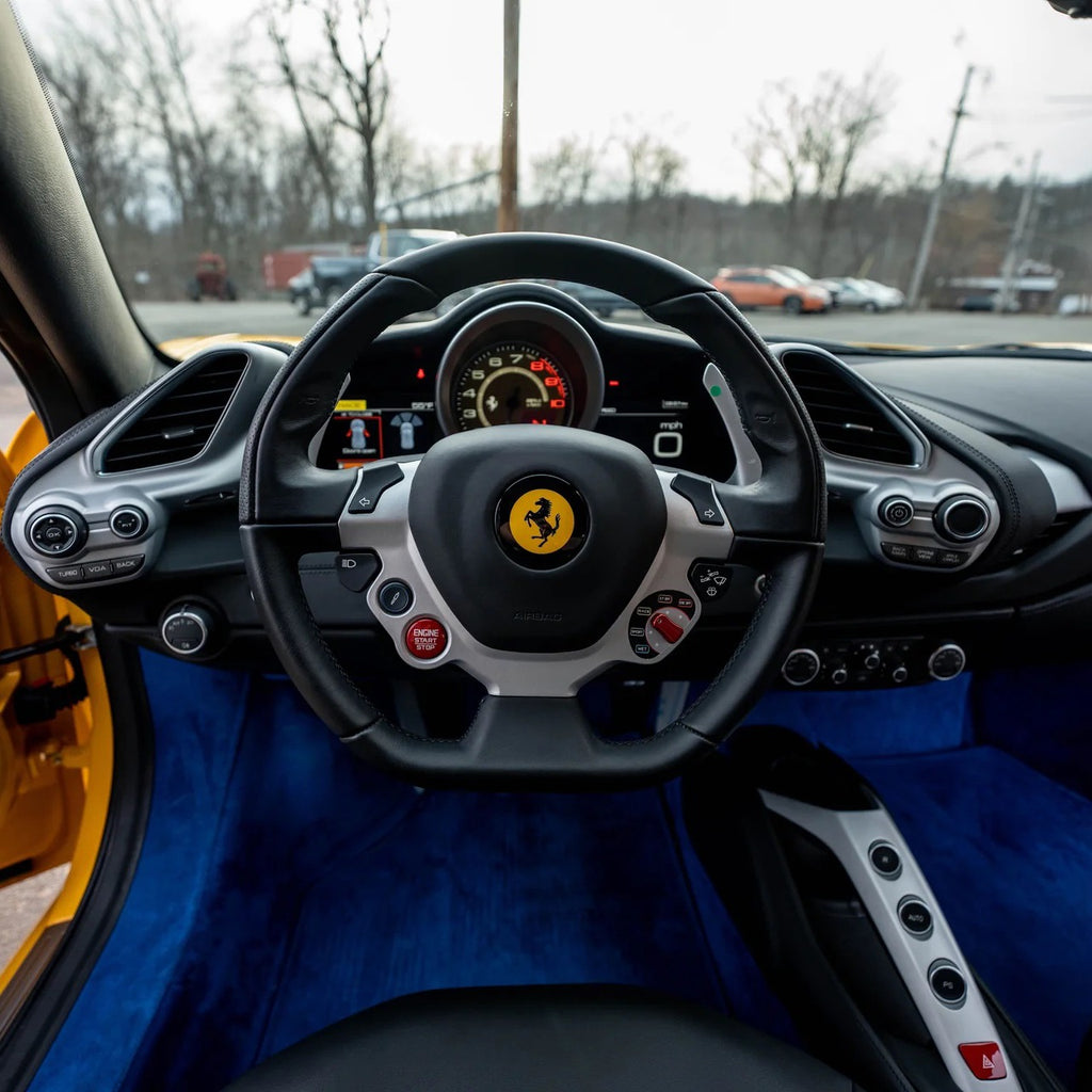 Ferrari 488 GTB available at Skye Car Rental - Best car rental services for Italian luxury and speed