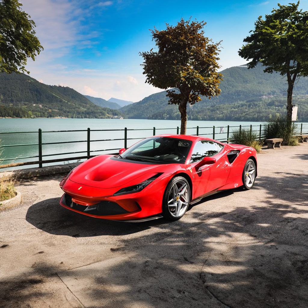 Ferrari F8 Tributo available at Skye Car Rental - Best car rental services for peak performance