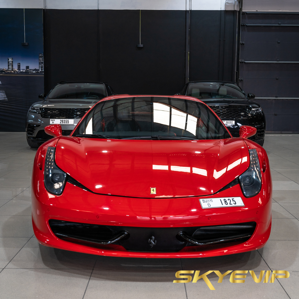 Ferrari Spider 488 Super Car Rental in Dubai
