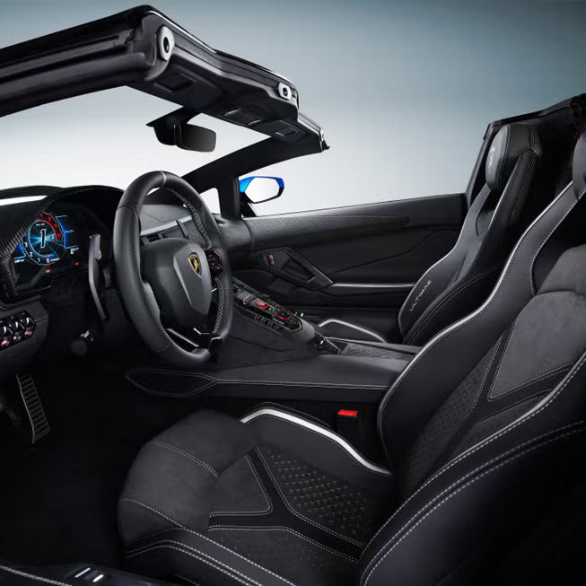 Lamborghini Aventador Roadster available at Skye Car Rental