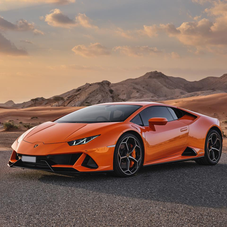 Lamborghini Huracán EVO Coupe available at Skye Car Rental - Best car rental services for Italian performance