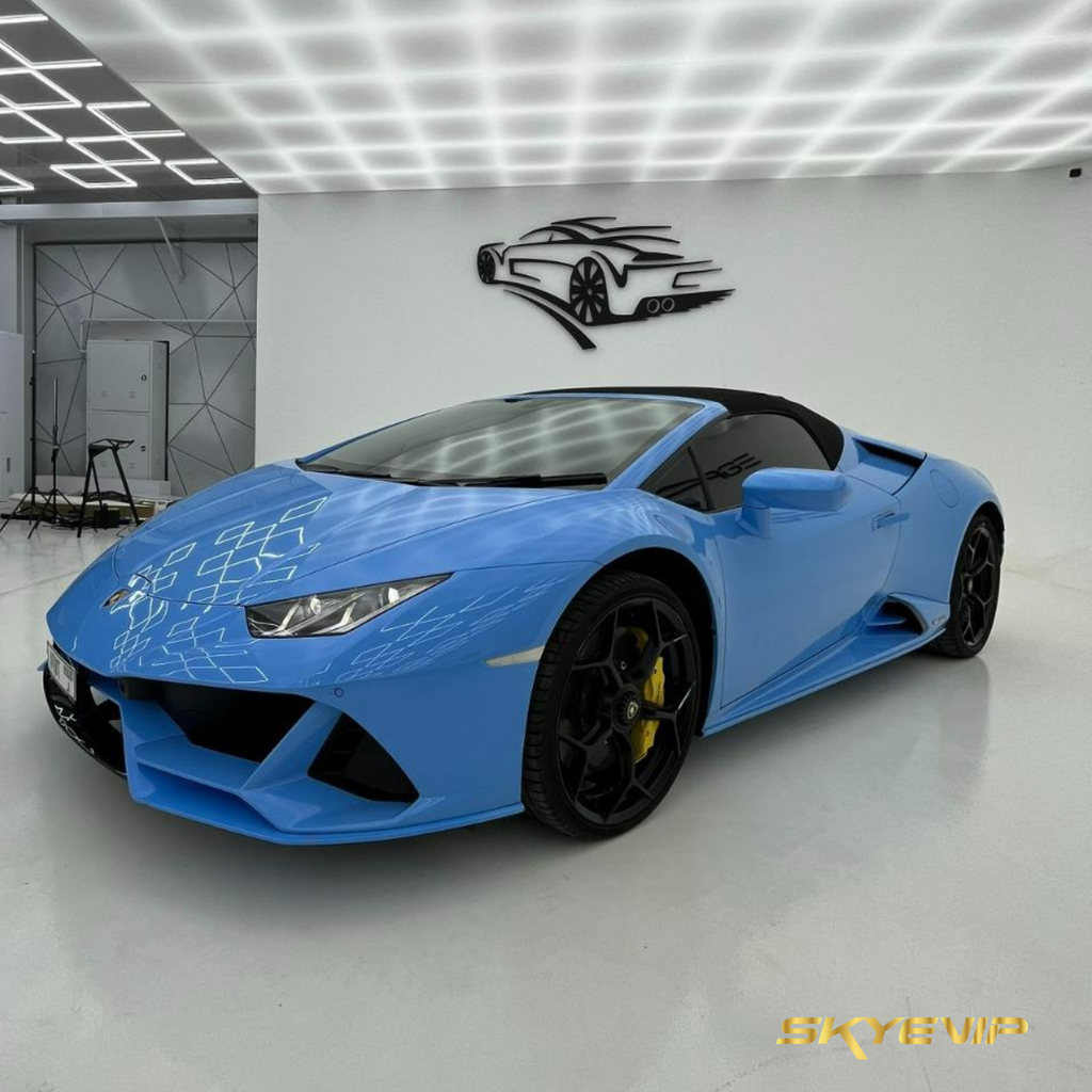 Lamborghini Huracan Evo Spider Sports Car Hire Dubai