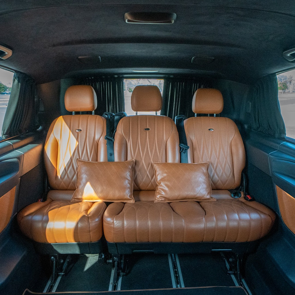Mercedes Falcon Luxury Van Back Seat