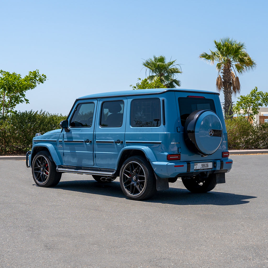 Mercedes G63 SUV Back Side View