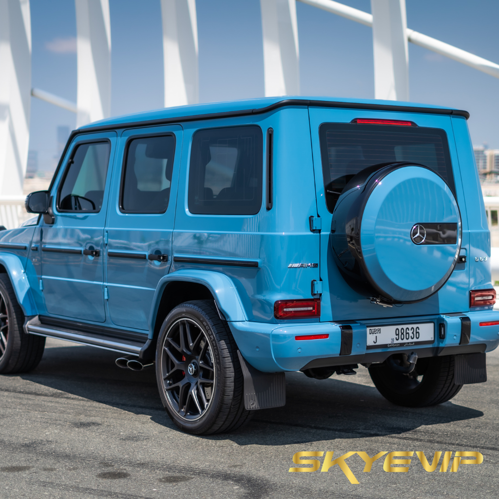 Mercedes G 63 Blue Luxury SUV Hire in Dubai