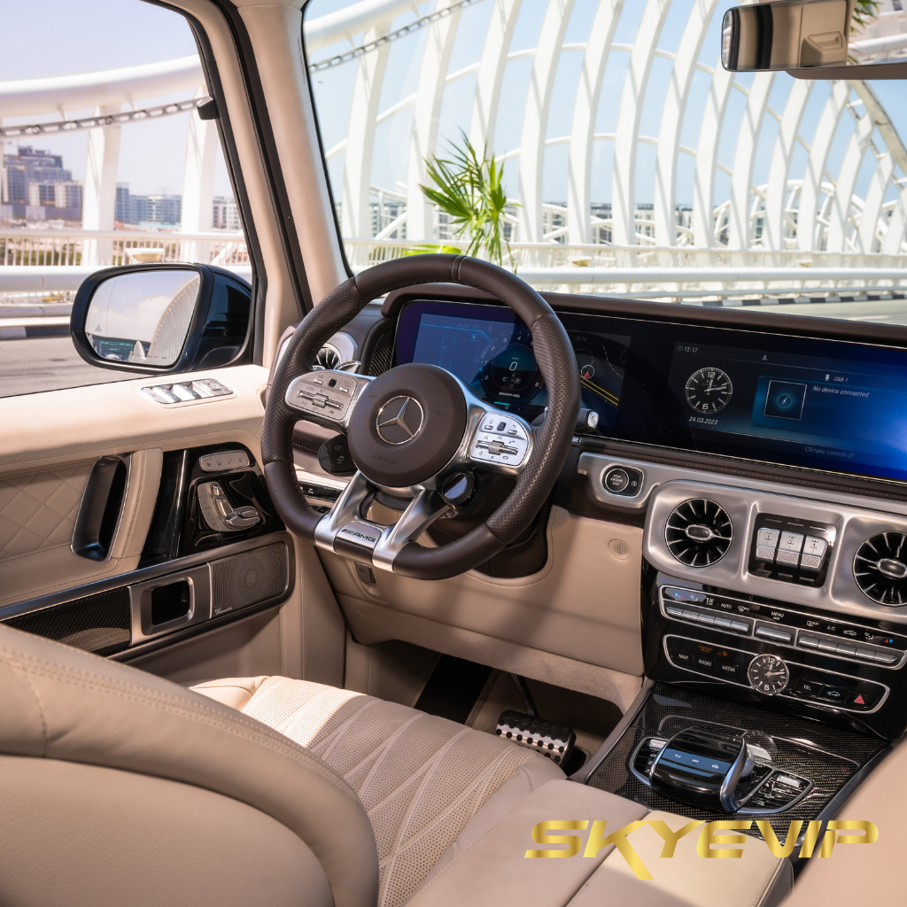 Mercedes G 63 Blue Luxury SUV Rental in Dubai
