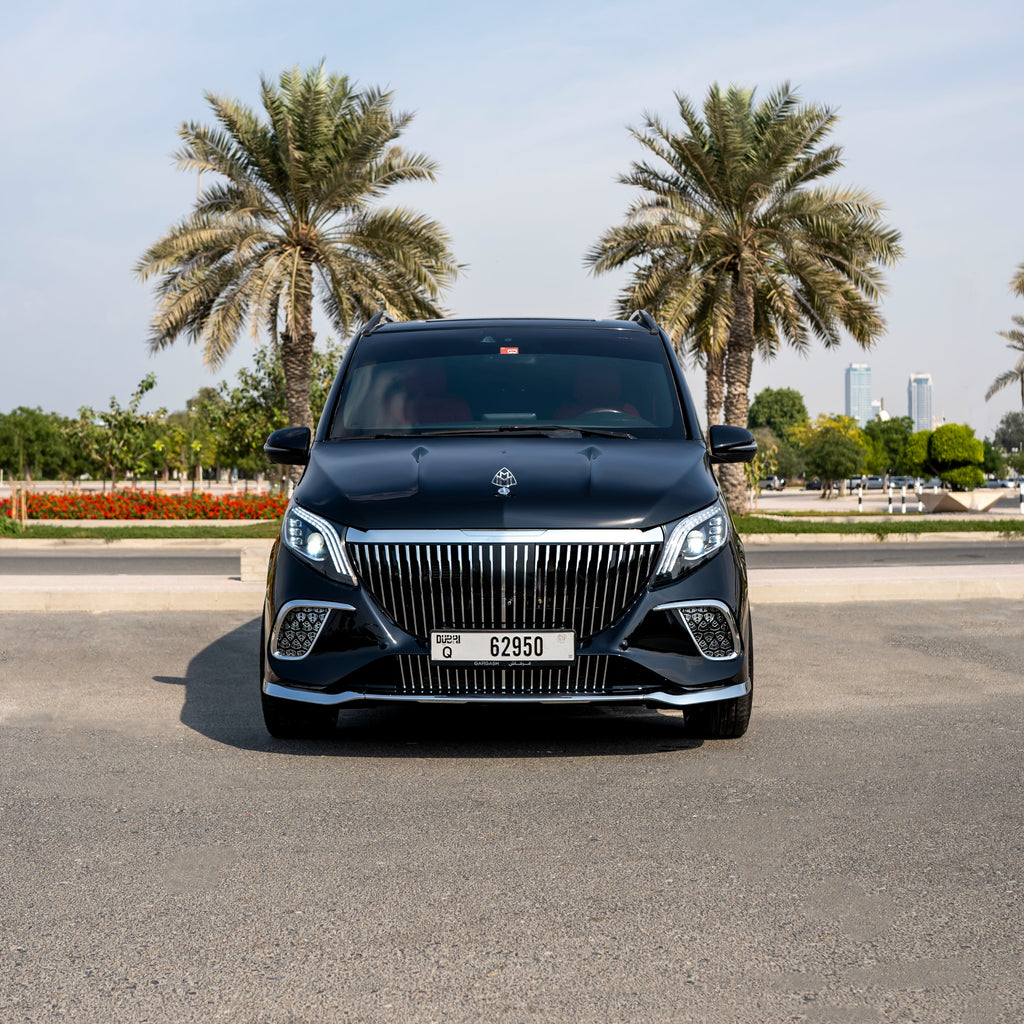 Mercedes Maybach Red Front View