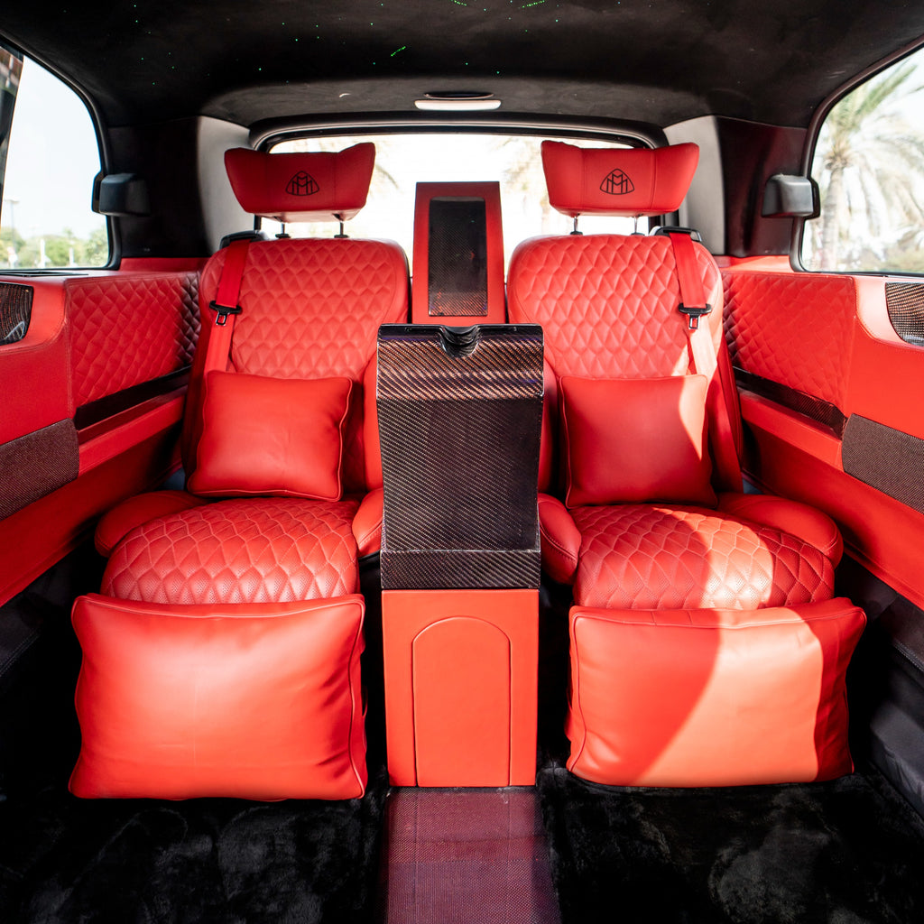 Mercedes Maybach Red Leather Seats