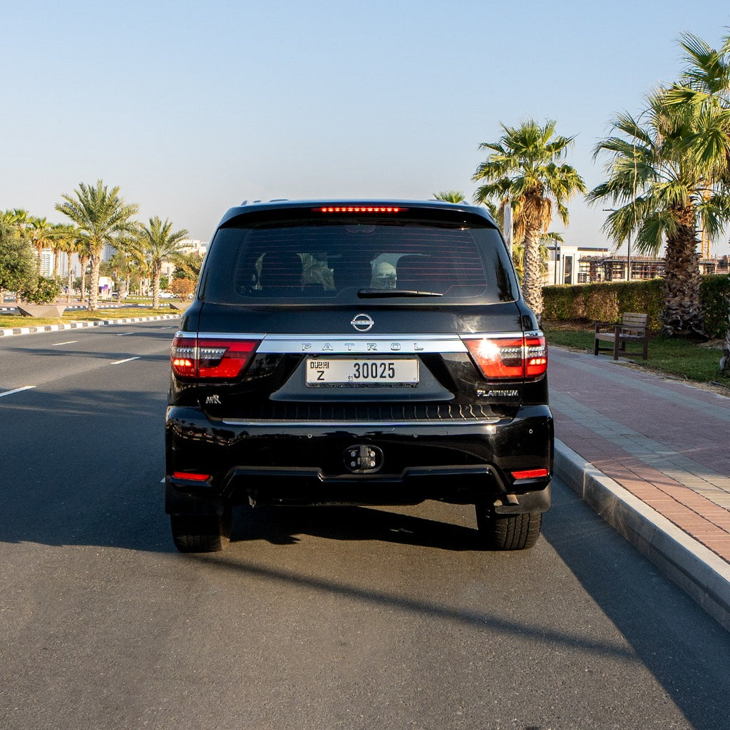 Nissan Patrol SUV Back View