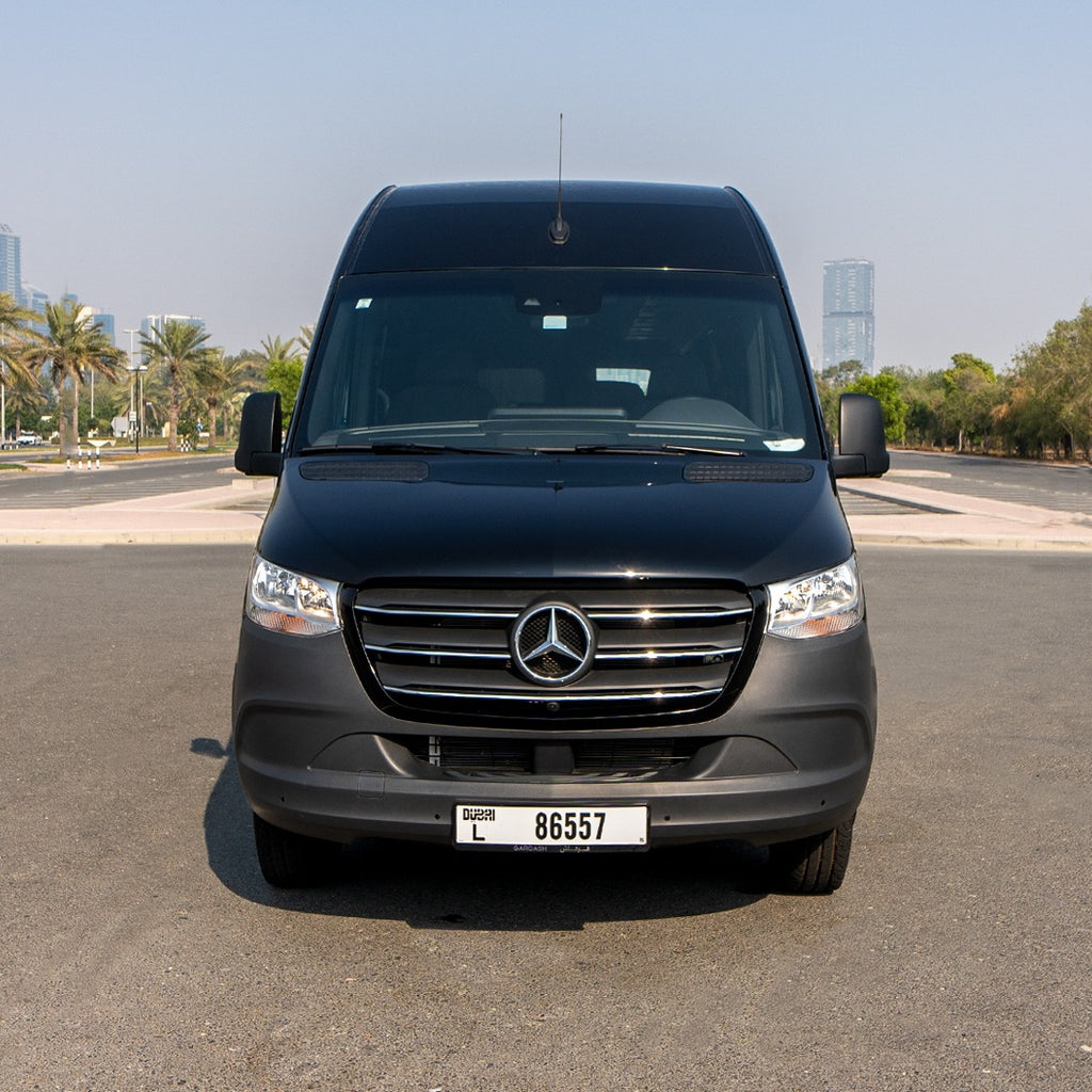 Opulent Mercedes Sprinter Front View