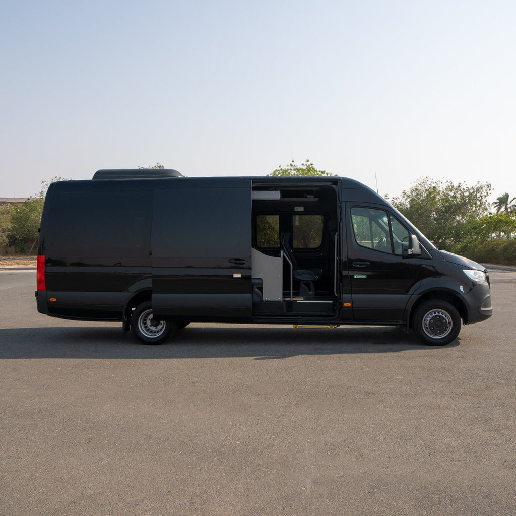 Opulent Mercedes Sprinter Side View