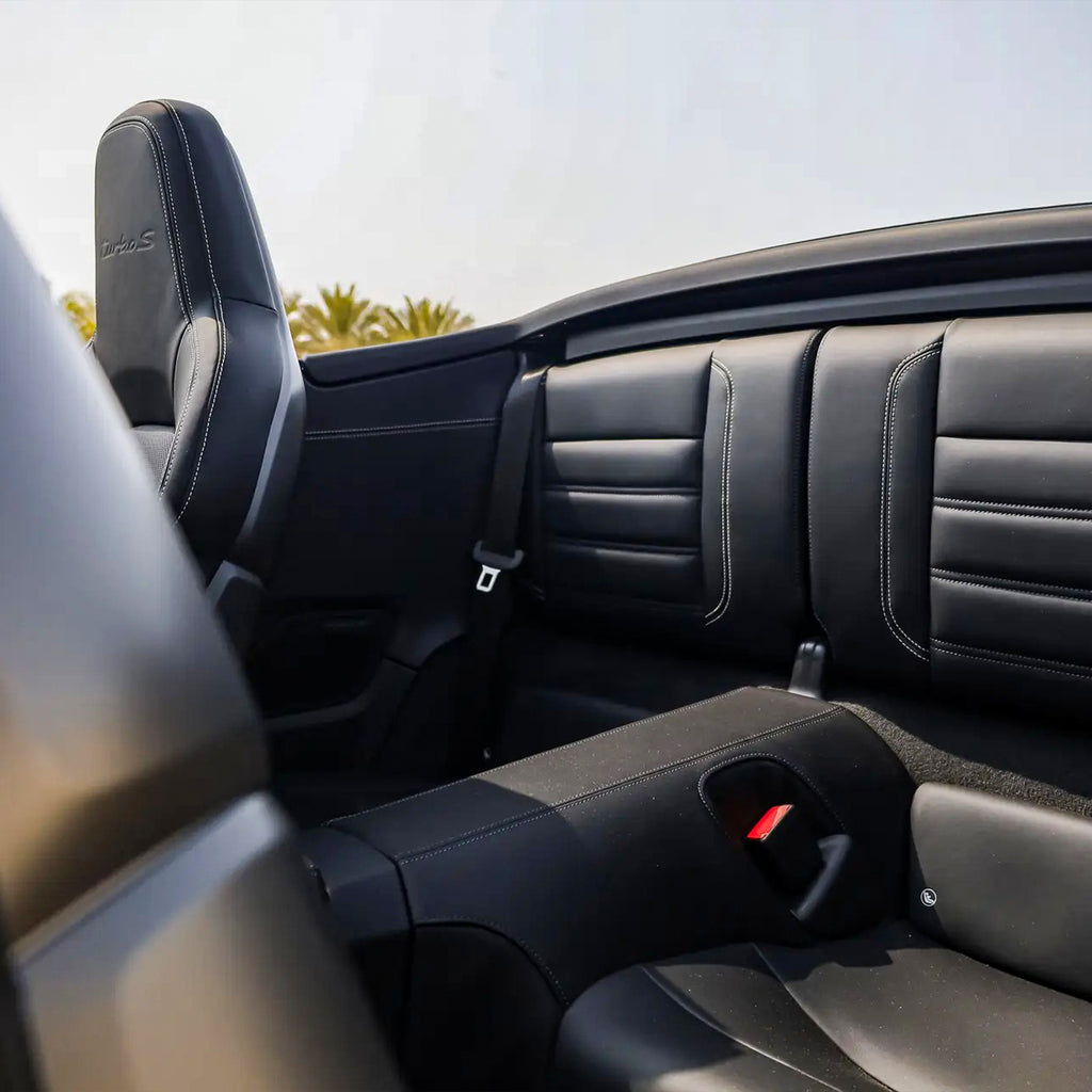 Porsche 911 Turbo S Convertible Back Seat