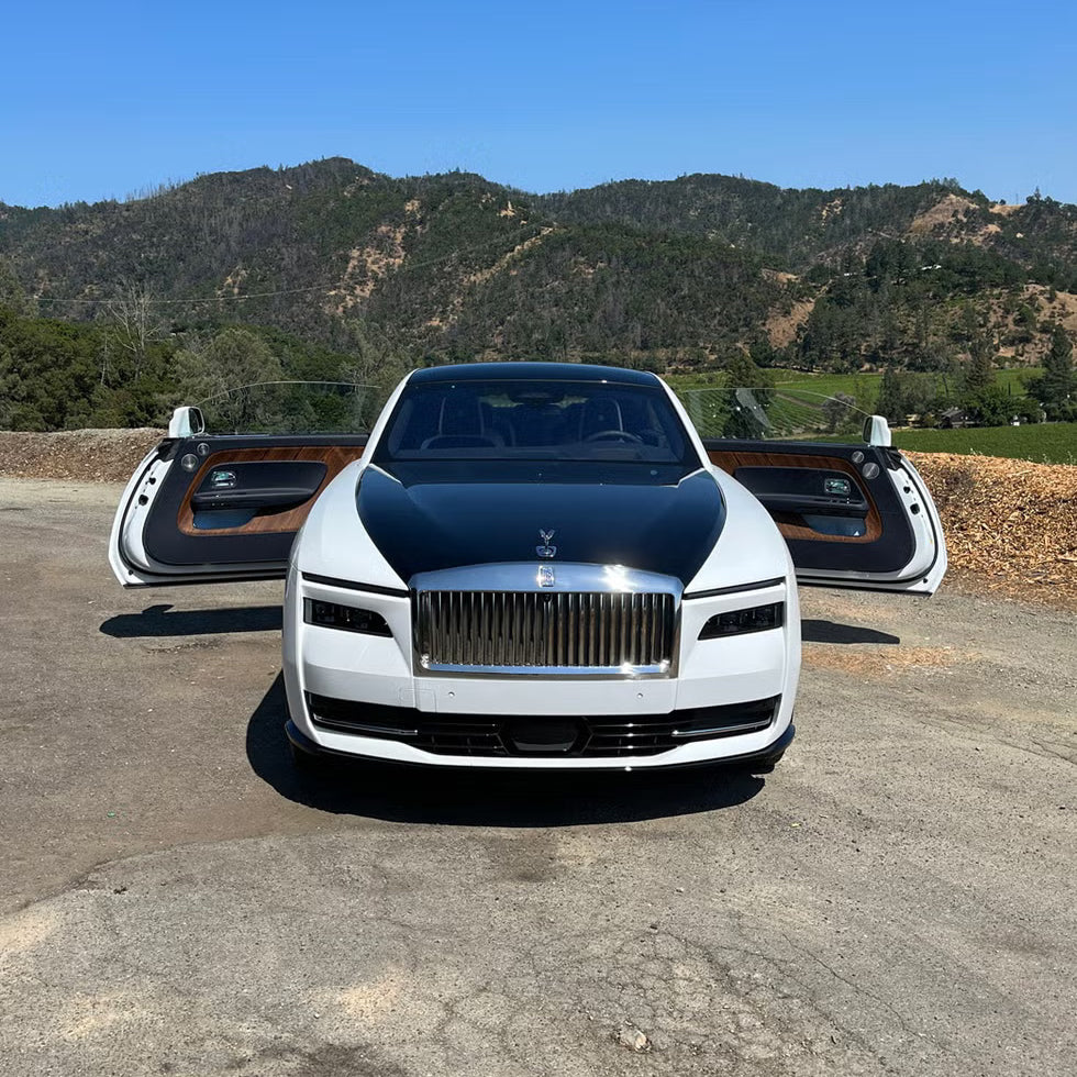 Rolls-Royce Spectre coupe – best car rental services