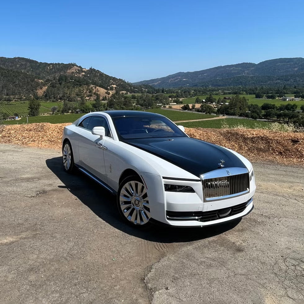 Rolls-Royce Spectre coupe – best car rental services