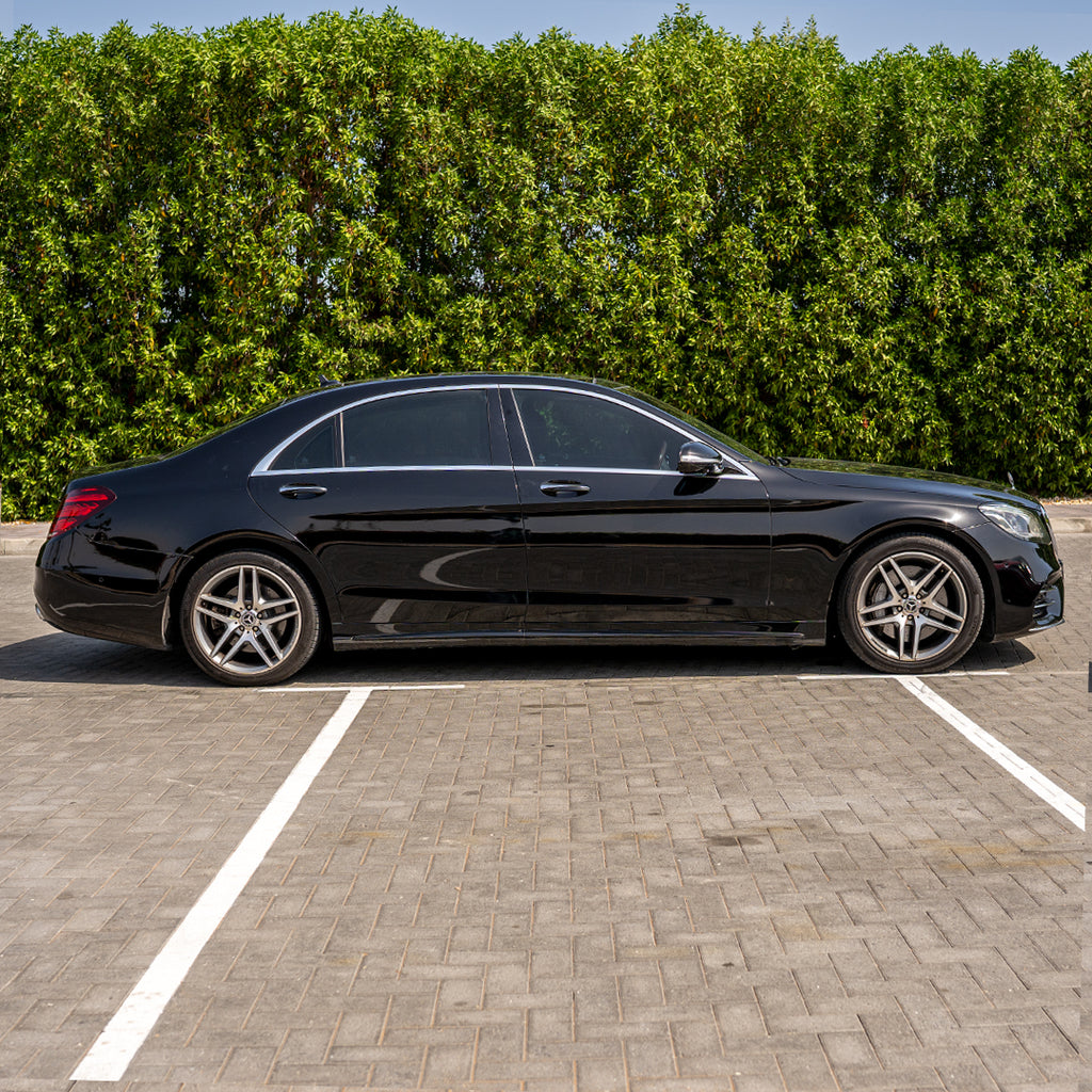 Side View Mercedes S450 S-Class Rental Dubai