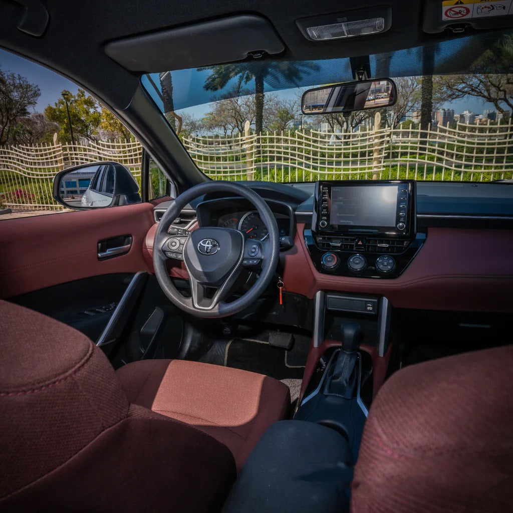 Toyota Corolla Cross Rental Dubai Dashboard View